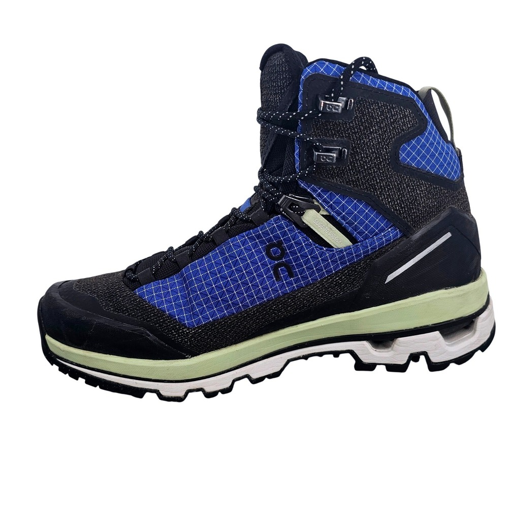 On Cloud Cloudrock 2 Waterproof Hiking Boots Blue Black 3WD10841198 Women's 8.5 - Picture 5 of 8
